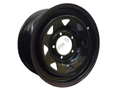 Диск колёсный стальной штампованный 5x139.7, размер 7х16, ET +30, ЦО 110, черный