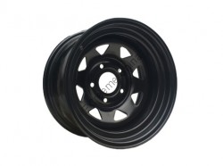 Диск колёсный стальной штампованный 5x139.7, размер 7х15, ET +25, ЦО 98.5, черный